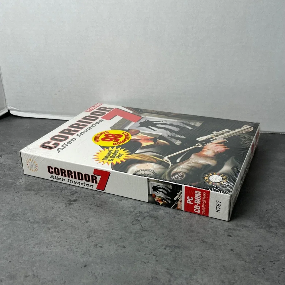 Capstone Corridor 7 Alien Invasion PC CD-ROM Windows 98 Big Box New Sealed NM+
